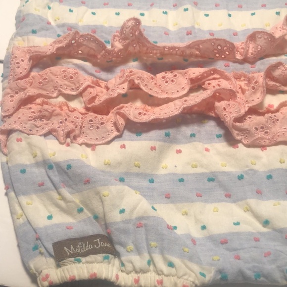 Girls Matilda Jane spring popcorn knit romper jumpsuit - Picture 13 of 13